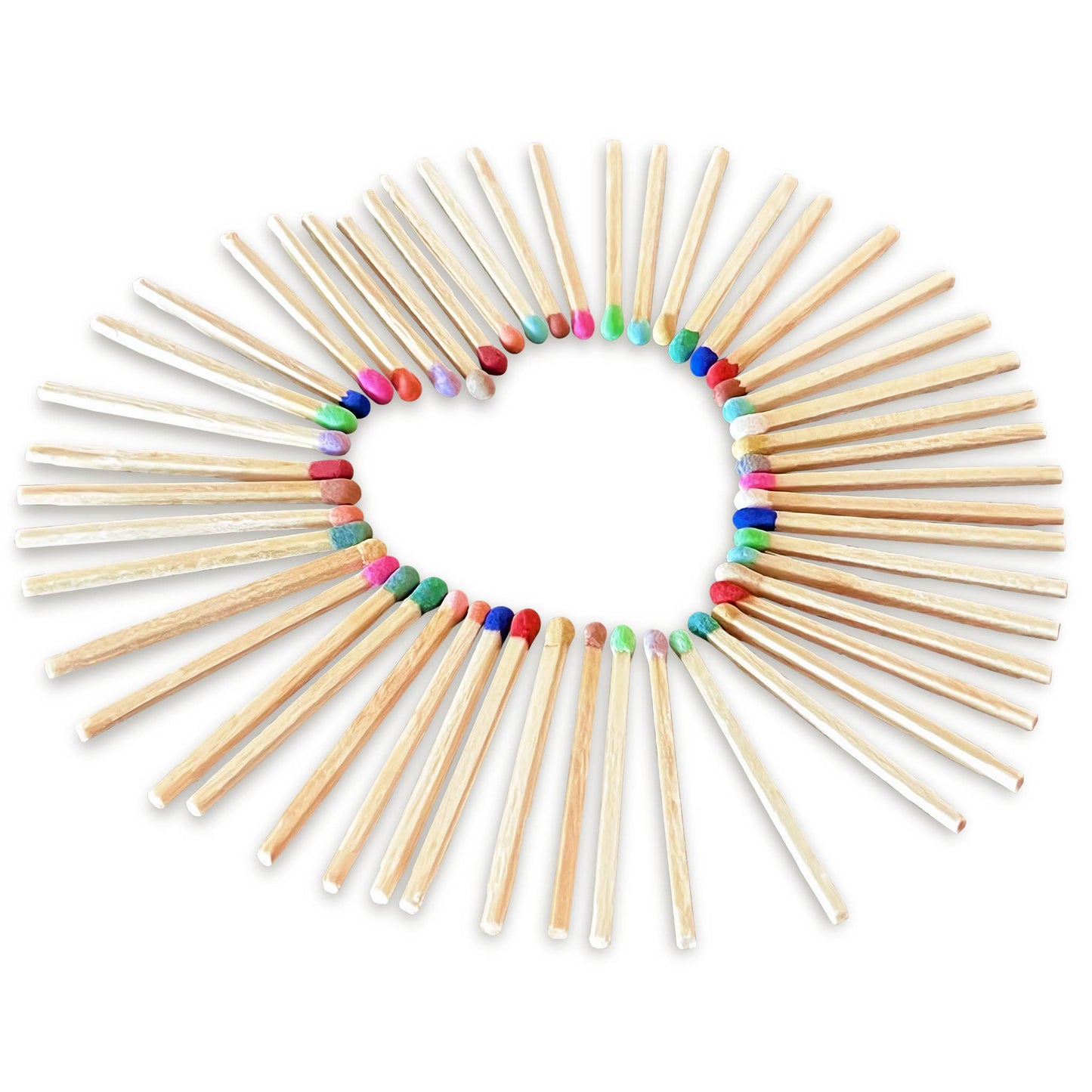 4" Colorful Matches + Mini Cloche + Strikers