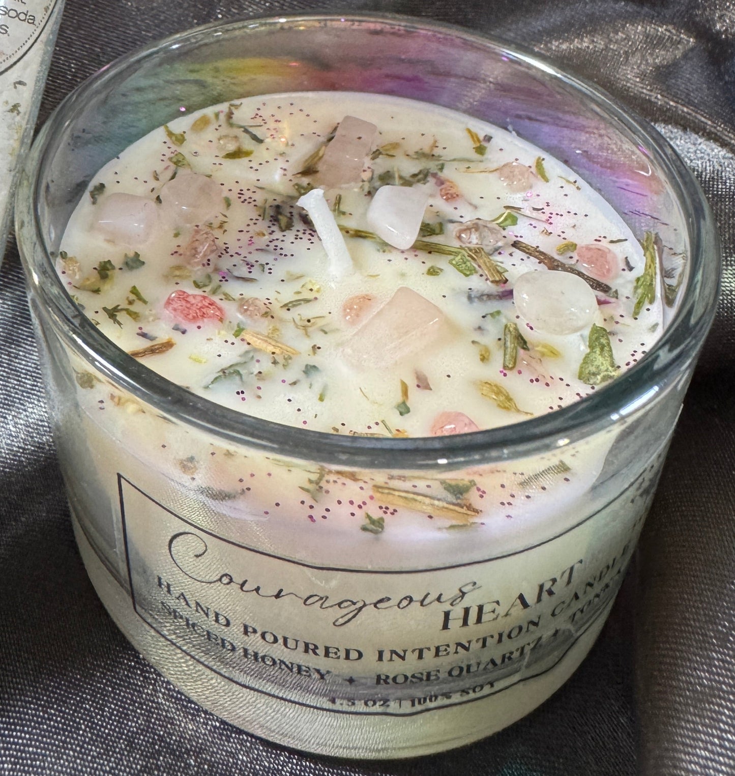 Courageous Heart Intention Candle - Spiced Honey & Tonka